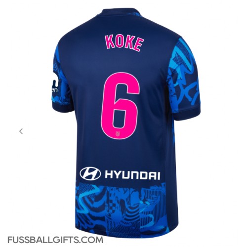 Atletico Madrid Koke #6 Fußballbekleidung 3rd trikot 2024-25 Kurzarm